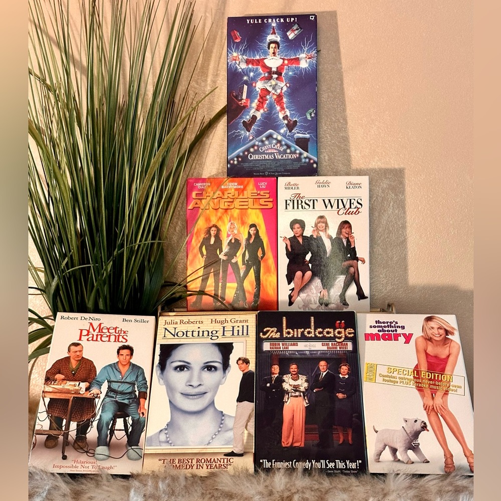 Classics VHS Movie Bundle #6: Comedy /Rom Coms